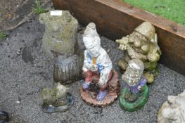 Garden Gnomes, etc.