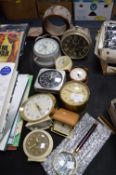 Vintage Alarm Clocks, etc.