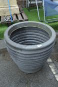 Large Grey Garden Planter