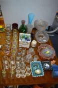 Glassware; Decorative Vases, Bowls, Tumblers, etc.