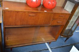 Retro Style Glazed Front Bookcase