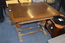 Edwardian Oak Dining Table
