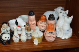 Novelty Salt & Pepper Pots, etc.