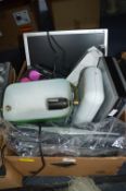 Electrical Items; Desk Lamp, Sky box, etc.