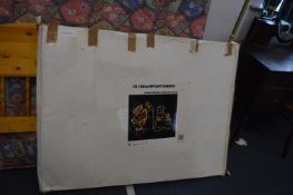 Christmas Rope Light 2D Santa 120x168cm