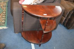 Half Moon Whatnot Side Table