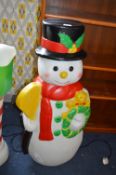 Outdoor Light Up Snowman