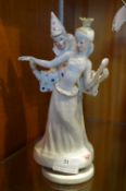 Musical Dancing Clown Figurine