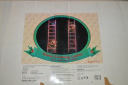 Santa Climbing Ladder Rope Light