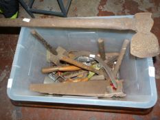 Axe and a Quantity of Tools