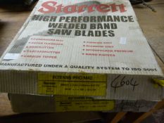 Two Starrett Welded Band Saw Blades 2895x27x0.9x6-
