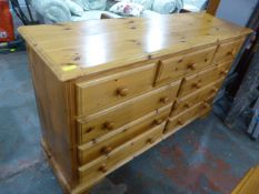 Pine Three over Six Dresser Base