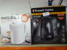 Russell Hobbs Kettle and Philips Mini Jug Kettle