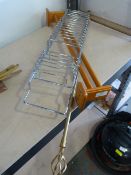 Bath Rack, Small Curtain Pole and a Towel Rail