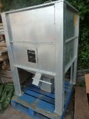 Galvanised Wood Pellet Storage Hopper