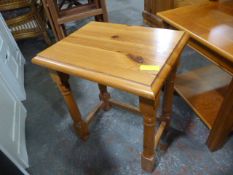 Small Pine Side Table