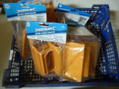 Six Silverline Edge and Grovel Trowel Sets