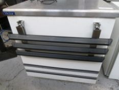 * Victor Victor storage cupboard with power socket. (810Wx900Hx750D)