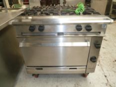 * Falcon Chieftain With four powerful 7.5kW hob burners, heavy duty cast iron pan supports and a 2/1