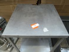 * SS prep bench Clean SS prep bench. (700Wx900Hx700D)