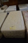 Single Divan with Relyon President Sprung Mattress