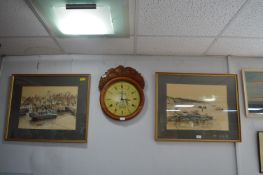 Pair of Original Pen & Ink Drawing of Whitby Harbo