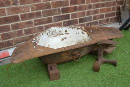 Victorian Cast Iron Corner Trough etc.