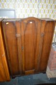 1930's Oak Ply Wardrobe