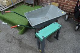 Galvanised Wheelbarrow plus Kneeler