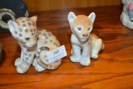 Russian Lion and a Leopard