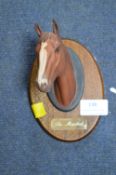 Beswick Wall Plaque - Race Horse 