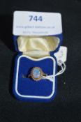 9ct Gold Ring with Opal ~ 2.2g total