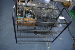 Black Metal Shoe Rack