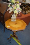 Side Table and Flower Arrangement