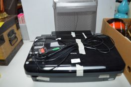 Epson Printer and a Paper Shredder