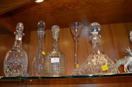 Glass Decanters etc.