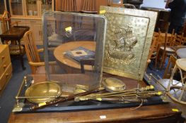 Firescreens, Companion Set, Fender, Warming Pans,