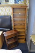 Two Solid Wood Bookshelves