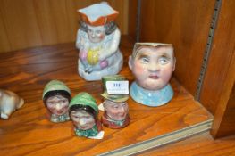Character Jug, Cruet Set, etc.