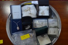 925 Sterling Silver Pendants, Bracelets, Earrings,