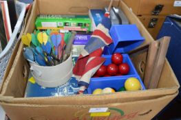 Collectibles Including Snooker Balls, Darts, Mille