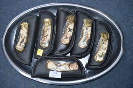 Six Franklin Mint Collectors Knives