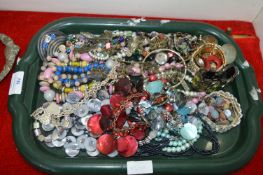 Tray Lot of Costume Jewellery