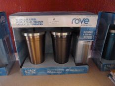 *S/S Double Wall Vacuum Insulated Tumblers