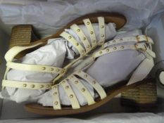 White Leather Ladies Shoes Size: 36