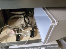 *Steel Halo Table Lamp 2pk