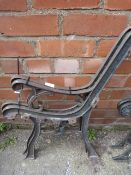 Pair of Cast Iron Bench Ends