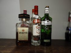 *Eight Part Bottles of Assorted Spirits