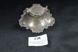 Hallmarked Sterling Silver inkwell