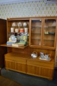 Retro Teak Wall Unit by William Lawrence